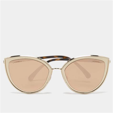 chanel cat eye sunglasses gold|chanel glasses with magnetic sunglasses.